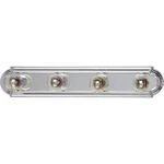Maxim Lighting Essentials 4-LIGHT Bath Vanity Polished Chrome 7124PC. Fixed Price $39.99.