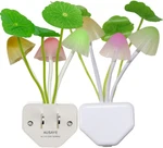 2 Pack Sensor Led Night Light Plug-in Wall Lamp Color Changing Mushroom. Fixed Price $13.24.