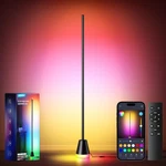 Alfolive Rgb Floor Lamp, Smart Led Corner For 1 Pack, Grayish Black. Fixed Price $90.99.