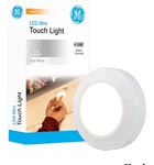 Ge Battery-operated Tap Light, White Push Stick-on, Wireless And Portable. Fixed Price $5.00.