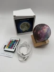 3D Galaxy Moon Lamp Led Night Light Remote Color Changing Usb W/ Stand Works!. Fixed Price $10.46.