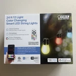 Feit Electric Smart Led String 12 Lights Changing - Multicolored 24FT. Fixed Price $49.97.