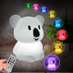 Koala Night For Kids Silicone Bedside Bedroom Lighting, Baby Nursery Li.... Fixed Price $30.12.