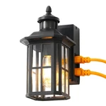 Edishine Outdoor Porch Lights With Gfci Outlet,outside Wall Lantern Dusk To Dawn. Fixed Price $59.99.
