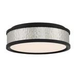 Minka Lavery 717-1-691-L Led Flush Mount Ceiling Light Coal Brushed Nickel. Fixed Price $109.95.
