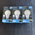 Merkury Innovations Indoor A19 Smart Light Bulb 60W Dimmable White Led Lot Of 3. Fixed Price $40.38.