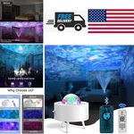 Ocean Wave Projector With Music Syncing Color Changing Night Light For Bedroom. Fixed Price $49.39.