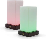 Luvlink Tower Friendship Lamp V2 Extended Wifi Range - Wood & Glass, Set Of. Fixed Price $129.99.