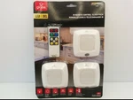 Globe Electric 26008 Control Sleek Puck Lights, 3PK With Remote, Nib. Fixed Price $18.95.