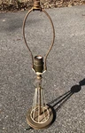 Vtg Glass Ball Globe Lamp Wire Cage Mcm Atomic For Repair / Project Is. Fixed Price $38.00.