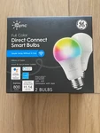 *2 Pack* Cync By Ge Full Color Direct Connect Smart Led Bulbs. Fixed Price $29.99.