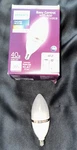 Philips Smart Wi-fi Led 40-WATT B12 Candle Chalight Bulb, Frosted Dimmable Color. Fixed Price $17.77.