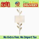 Crystorama Broche 2-LIGHT Wall Sconce Antique Gold. Fixed Price $90.44.
