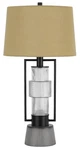 Cal Vallda 100W 3 Way Table Lamp With 2W Led Night Light Metal/glass Bod.... Fixed Price $397.60.