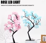 Led Rose Tree Lamp Night Light Romantic Flower Table Home Bedroom Decor. Fixed Price $13.80.