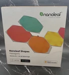 New In Sealed Box! Nanoleaf Hexagon Smarter Kit 7PC. Fixed Price $133.00.