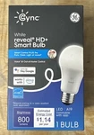 Ge Cync Smart Light Bulb Led A19 800 Lumens Google Alexa Dimmable White New!. Fixed Price $17.00.