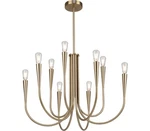 Artcraft AC11929BR Bronte Chandelier, 9-LIGHT 360 Total Watts, Brass. Fixed Price $327.39.