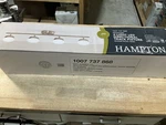 Hampton Bay Praftford 2.6 4-LIGHT Brushed Nickel Led Fixed Track Lighting Kit. Fixed Price $39.99.