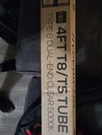 4X Hyperikon T8-4FT 5000K Clear Led Tube Light Bulbs 22W, Bc Rotabl. Fixed Price $40.00.