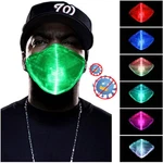 Glow The Dark 3D Led Mouth Face Mask Usb Rechargeable Luminous For Halloween. Fixed Price $9.99.