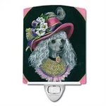 Carolines Treasures 6 4 In. Poodle Lady Alexandria Ceramic Night Light. Fixed Price $9.10.