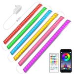 6 Pcs 12 Inch Ultra Thin Smart Under Cabinet Light Plug Multicolor Dimmable. Fixed Price $47.20.