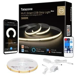 Tatazone Smart White Cob Led Strip Light With App 16.4FT, 3000K-WARM. Fixed Price $41.58.