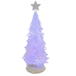 Roman 12.00IN Lighted Multicolor Tree, Acrylic, Changing Rotates 131505. Fixed Price $77.99.