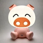 Cute Led Pig Night Light Touch Sensor 3 Level Brightness Kids Bedside Lamp. Fixed Price $19.90.