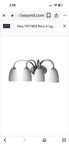 Feiss 4 Light Vanity Fixture - New In Box. Fixed Price $25.00.