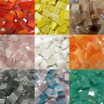 1/2" Mosaic Tiles Stained Glass - Available Variety Colors. Fixed Price $10.80.