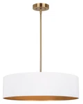 Canarm Rexton 3-LIGHT Rod Chandelier, Matte White Contemporary Ceiling Light----. Fixed Price $115.83.