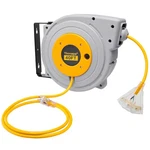 40 Ft Retractable Extension Cord Reel - 12/3 Sjtw Heavy Duty Yellow Cable. Fixed Price $103.99.