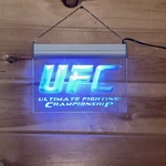 Rare Ufc Mma Led 3D Light Ultimate Fighting Championship Trademark 12 X9. Fixed Price $50.00.