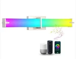 Cloudy Bay 24 Inch Smart Wifi Led Bathroom Vanity Light Rgb Nickel Satin Finish.. Fixed Price $66.75.