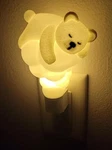 Bear Plug-in Led Night Light White Cloud For Kids Bedroom Nursery. Fixed Price $21.99.