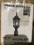 Kichler 49256 Bks Black Chesapeake 1-LIGHT Outdoor Post. Fixed Price $40.00.