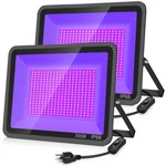 Yanycn 2 Pack 300W Led Black Light Flood Outdoor. Fixed Price $104.99.