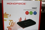 Monoprice 10927 8 Port 10/100/1000 Mbps Gigabit Ethernet Switch. Fixed Price $17.99.