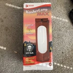 Kosher Innovations Shabbat Lamp Max For Shabbos & Yom Tov Cherry Wood New Box. Fixed Price $55.00.