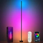 Miortior Corner Floor Lamp - Smart Rgb Led With App And Black. Fixed Price $87.97.