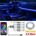Wireless 16 Million Colors Rgb Led Car Interior Ambient Light Strips Kit. Fixed Price $26.99.