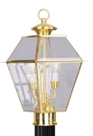 Livex Lighting 2284-02 Westover Post Accessories Polished Brass. Fixed Price $289.96.