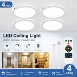 4 Pack Rechargeable Motion Sensor Ceiling Light 8000MAH Wireless Closet. Fixed Price $59.39.