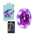 Onn. Multicolor Led Light Strip With Remote Control, 10'. Fixed Price $9.99.