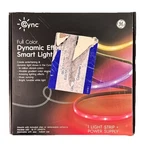 Ge Cync Full Color 16FT Dynamic Effects Smart Light Strip Indoor Open Box. Fixed Price $21.99.