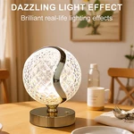 Crystal Led Touch Table Lamp Night Light Colour Changing Remote Control Bedroom. Fixed Price $18.95.