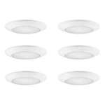 Commercial Electric 6" Led Disk Flush Mount Light 6-PACK 2700K-5000K 600-1100LM. Fixed Price $69.99.