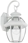 Livex Monterey 12 1/2" High White Downward Lantern Outdoor Wall Light. Fixed Price $139.96.